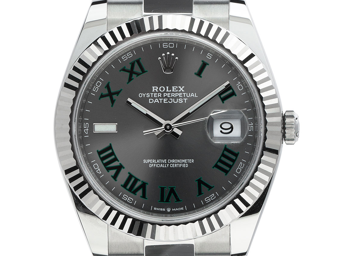 Rolex Datejust Wimbledon - Stahl / Weißgold - Armand Edelstahl 