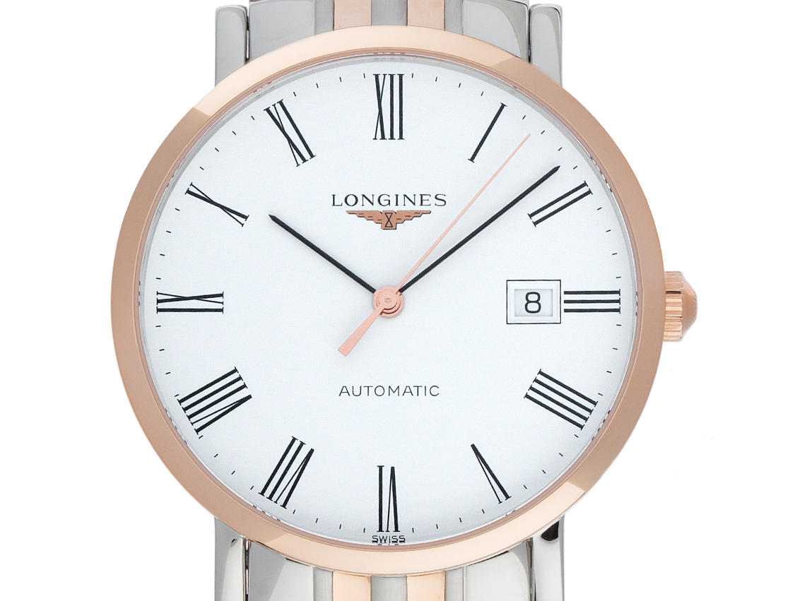 Longines Elegant Stahl Roségold Automatik Armband Stahl Roségold 39mm Ref.L4.910.5.11.7 Box&Pap. Full Set