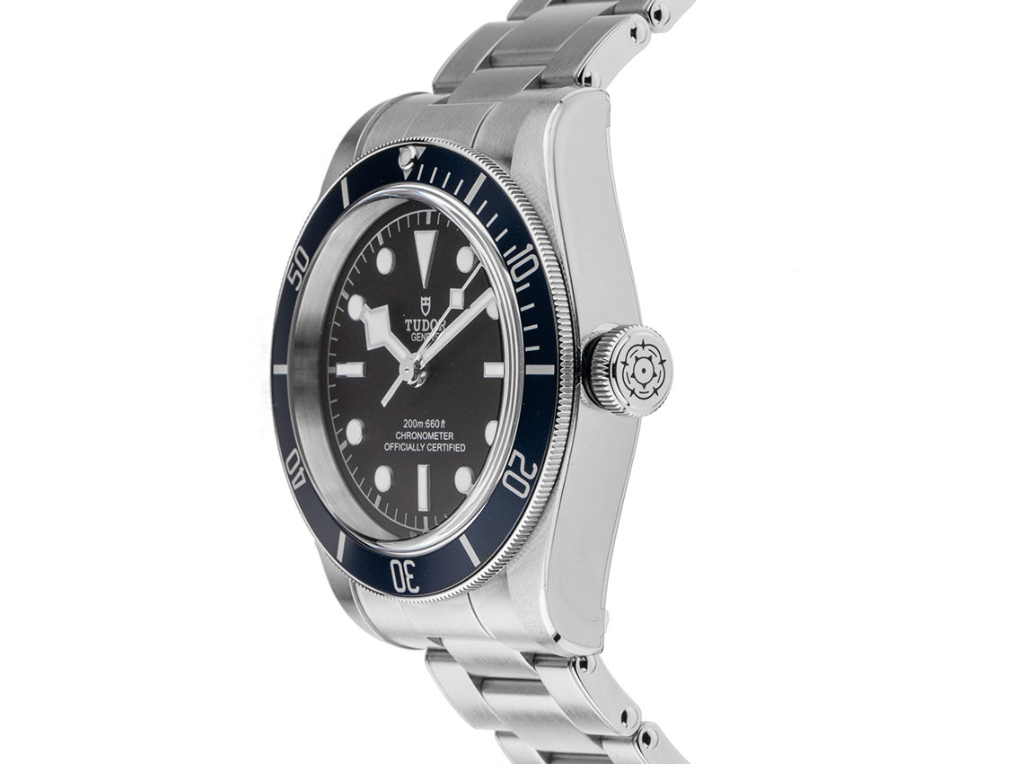 Tudor Black Bay Blue - Edelstahl - Armand Edelstahl - 41mm - wie  