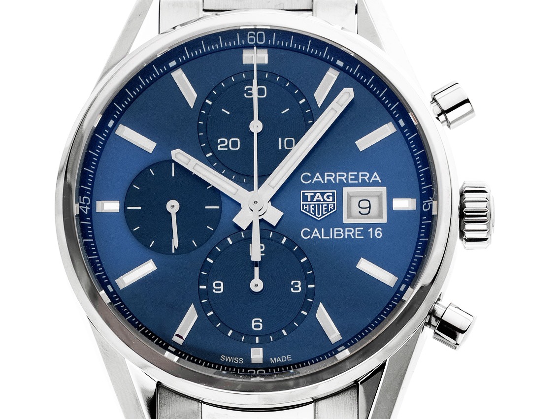Tag Heuer Carrera Chronograph Edelstahl Armand Edelstahl 41mm Ungetragen 10000077659 Germany Watch