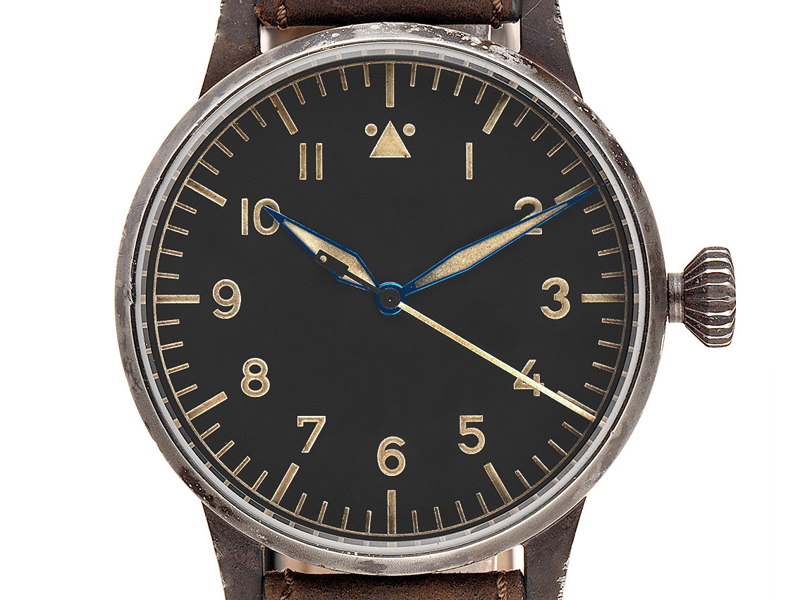 Laco Fliegeruhr Münster Erbstück Ref.861931 Full Set Neu 