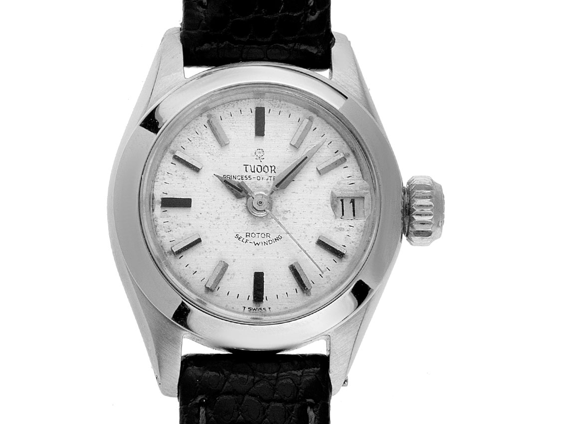 Tudor Princess Oysterdate stainless steel Bracelet leather