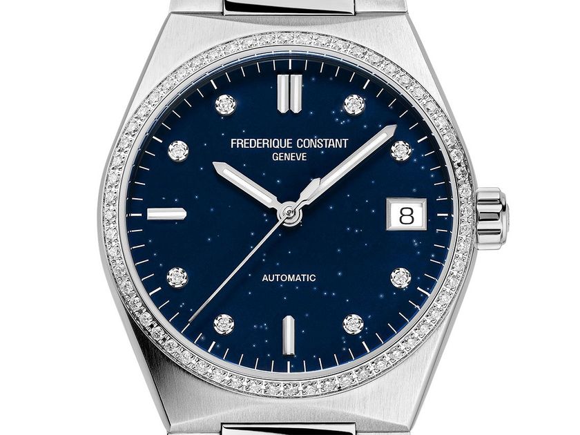Frederique Constant Highlife Ladies Sparkling Stahl Diamanten Automatik Armband Stahl Limitiert 34mm Ref.FC-303NSD2NHD6B Box&Pap. Full Set Neu