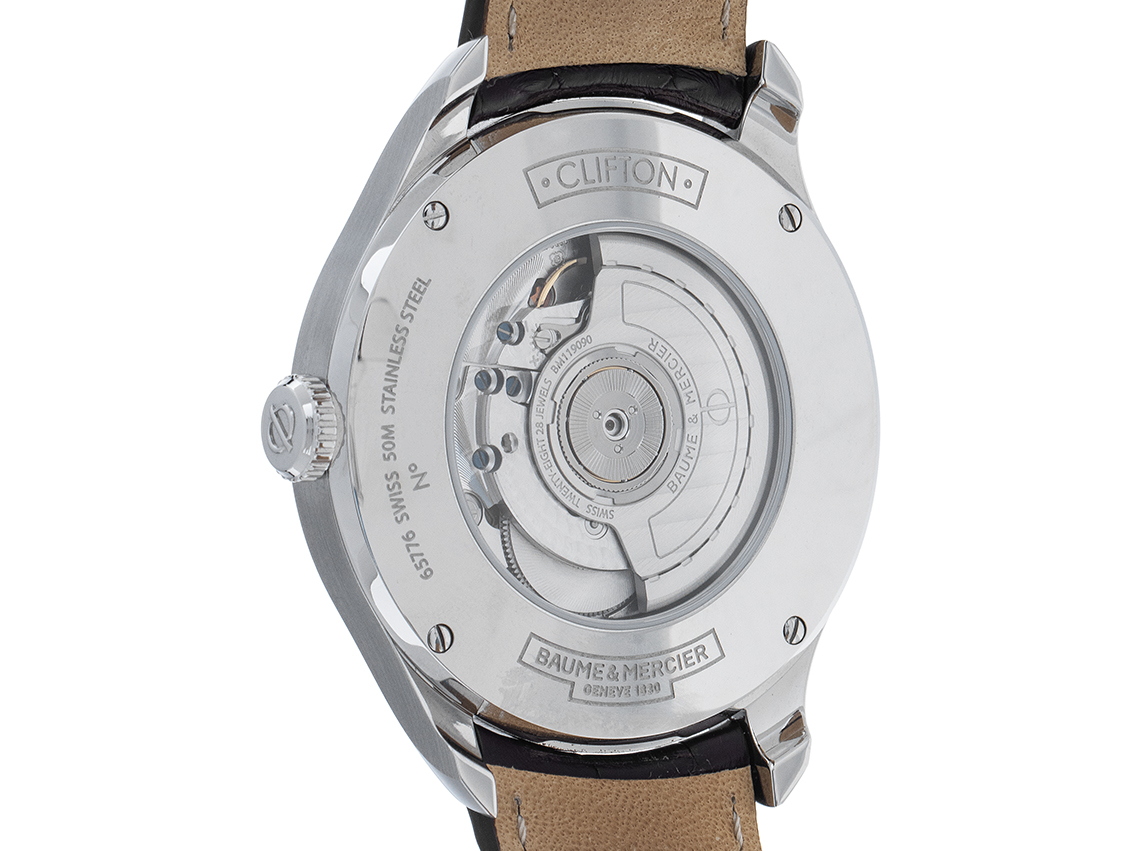 Baume & Mercier Clifton - Edelstahl - Armand Leder - 43mm  