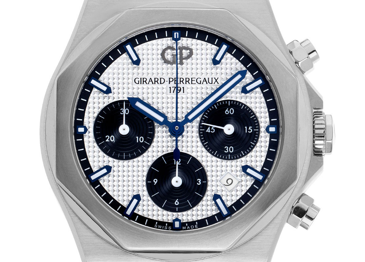 Girard Perregaux Laureato Chronograph Ref.81020-11-131-11A 2025 Full Set Ungetragen