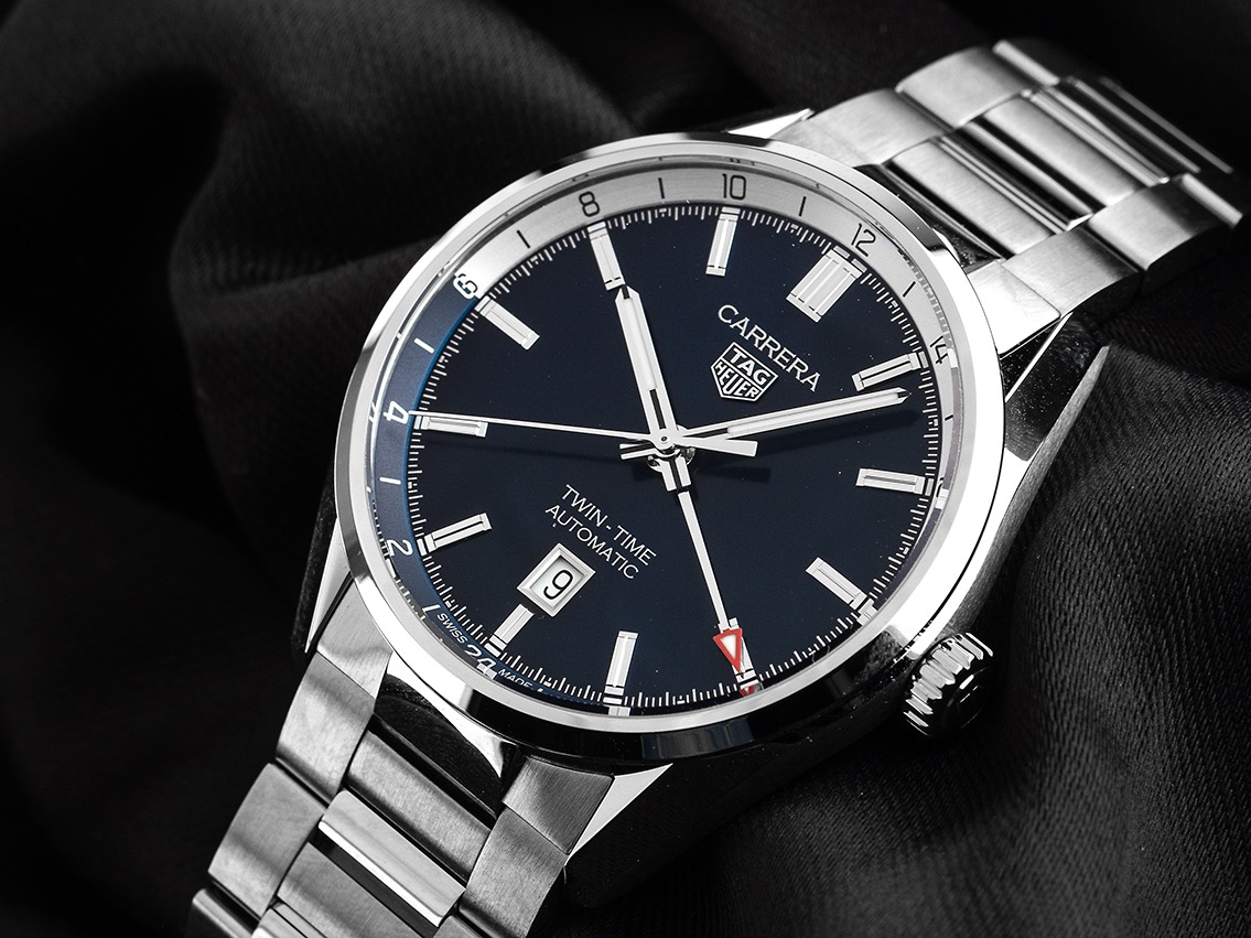 Tag heuer aquaracer twin time new arrivals