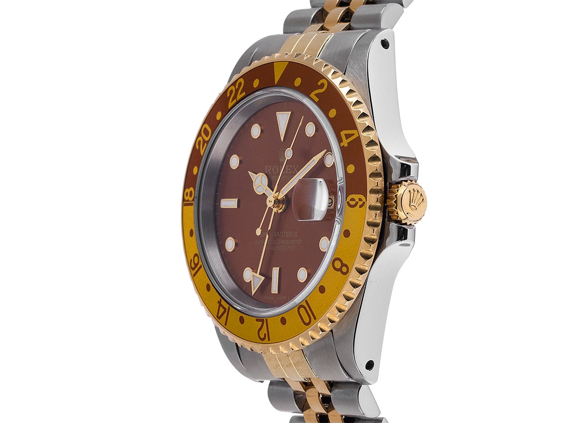 Rolex GMT Master II Tiger Eye Tiger Eye - Stahl / Gelbgold 