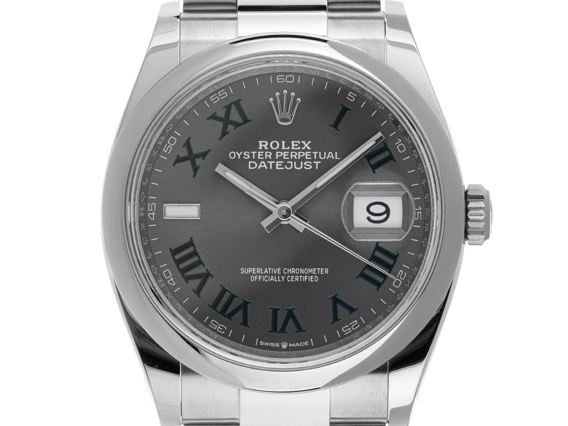 Rolex Datejust Wimbeldon Ref.126200 2021 Full Set wie Neu