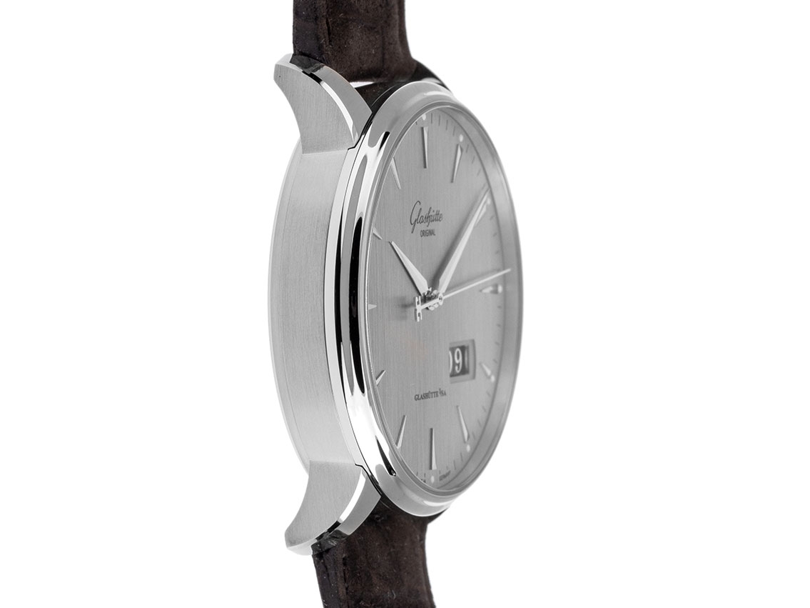 Glashütte Original Senator Excellence Panoramadatum - Edelstahl 