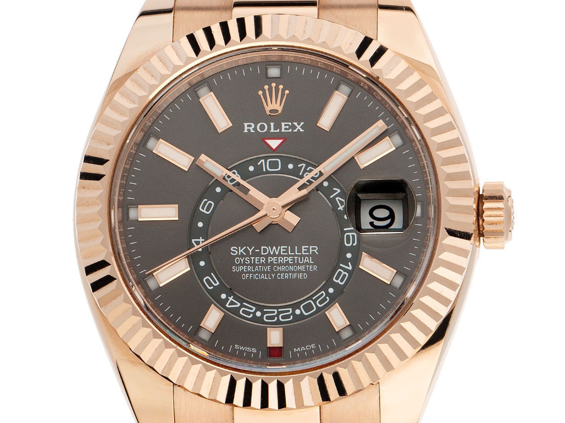 Rolex Sky Dweller Rosegold Armand Ros gold Oyster 42mm