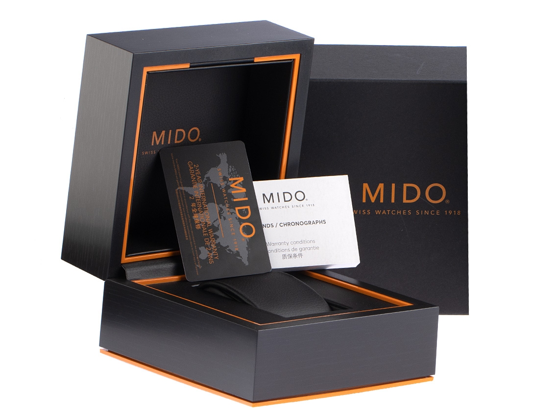 Mido Multifort Chronograph - Stahl PVD beschichtet - Armand 