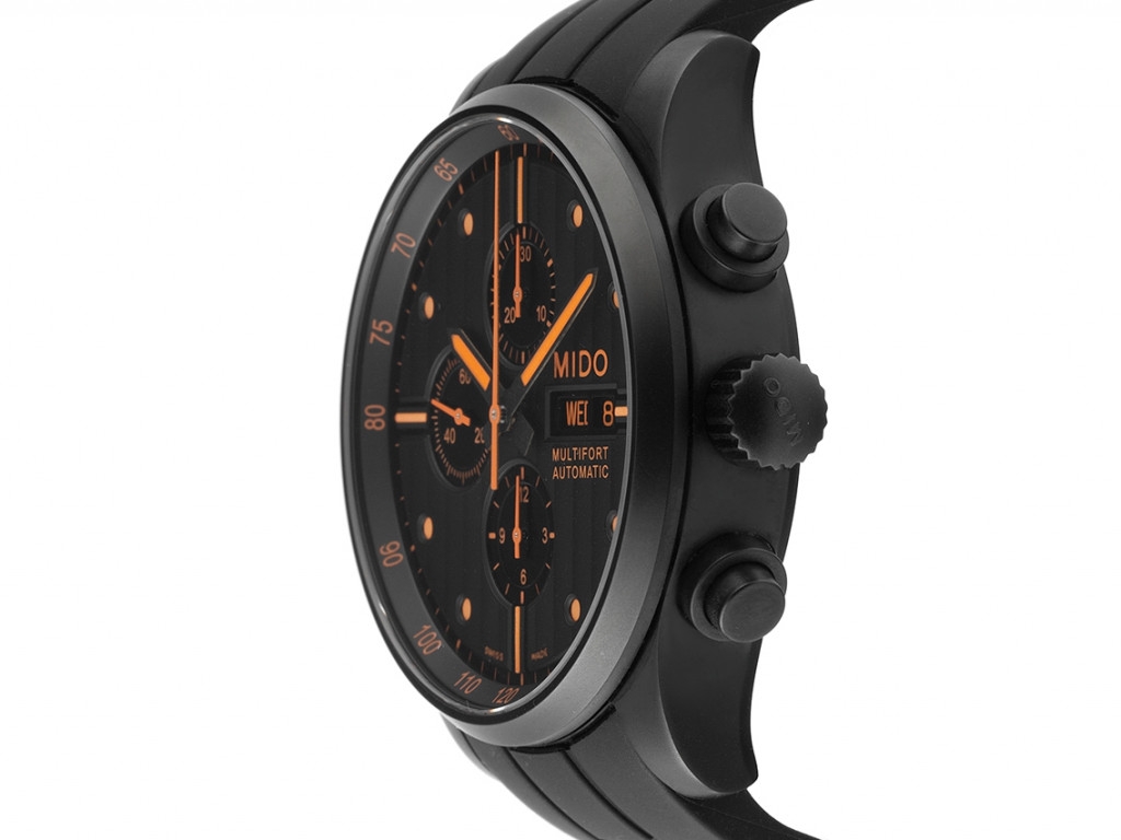 Mido Multifort Chronograph - Stahl PVD beschichtet - Armand  