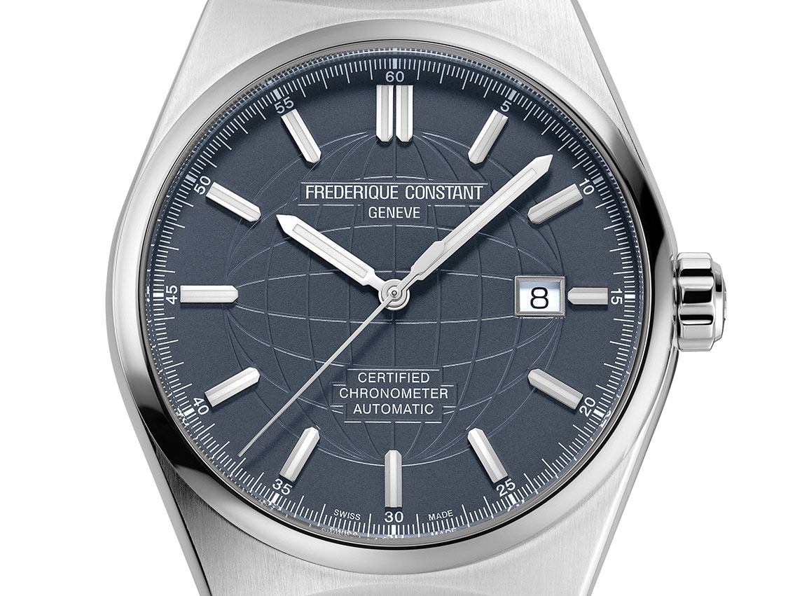 Frederique Constant Highlife Automatic COSC Stahl Automatik Chronometer Armband Stahl 41mm Ref.FC-303BL4NH6B Box&Pap. Full Set Neu
