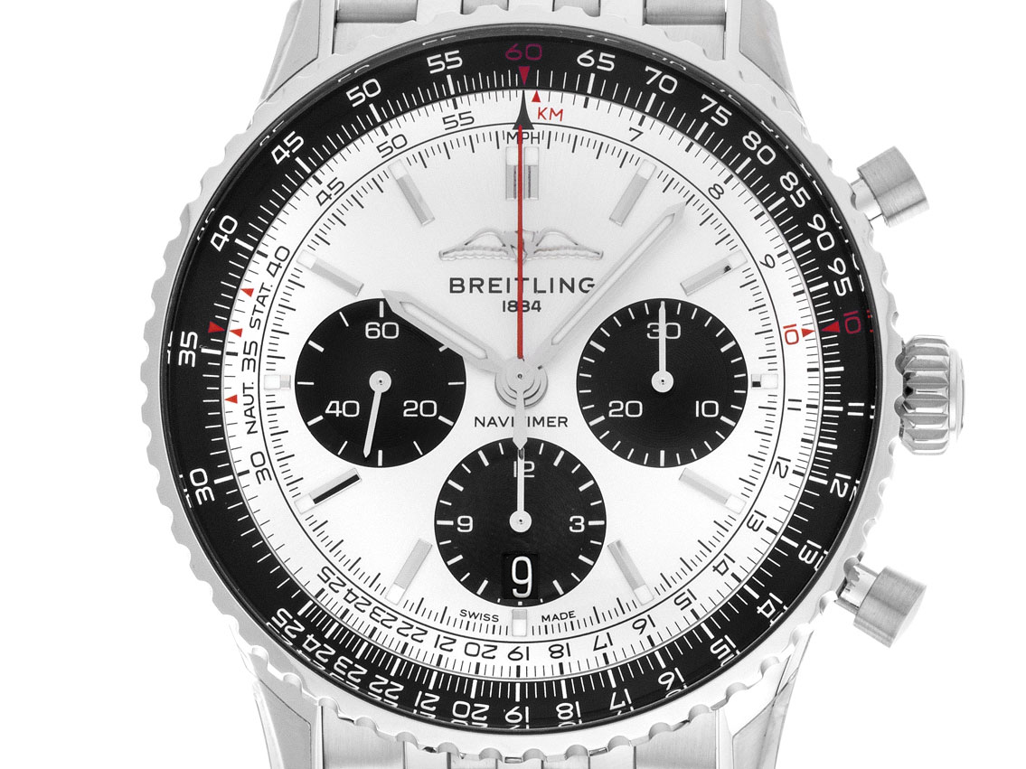 Navitimer B01 Chronograph Edelstahl Armband Edelstahl 43mm Ungetragen