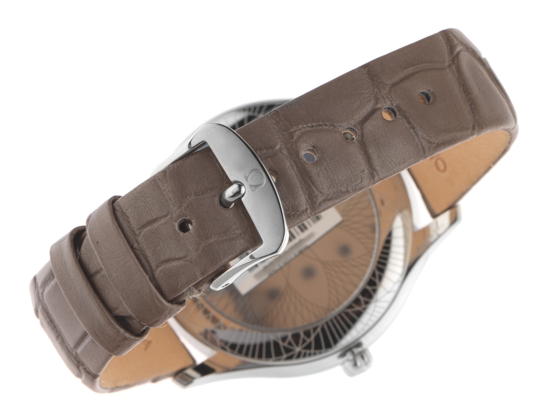 Omega De Ville Tresor Diamanten - Edelstahl - Armand Leder - 39mm 