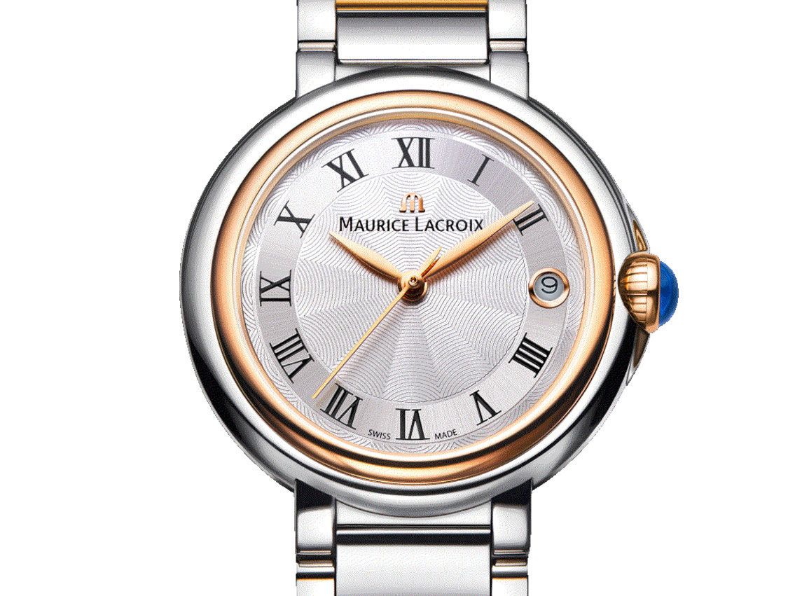 Maurice Lacroix Fiaba Date Stahl PVD Roségold Quarz Armband Stahl PVD Roségold 32mm Ref.FA1004-PVP13-110-1 Box&Pap. Full Set Neu