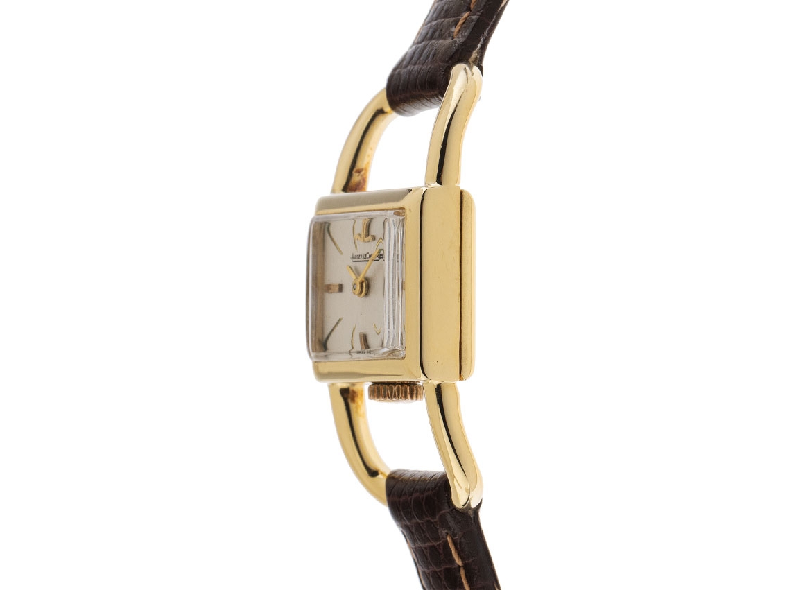 Jaeger-leCoultre Etrier - 18kt Gelbgold - Armand Leder - 35x20mm  