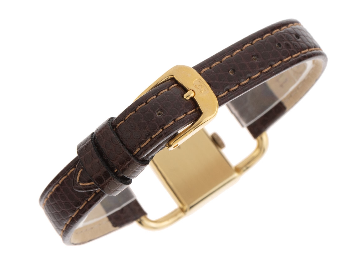 Jaeger-leCoultre Etrier - 18kt Gelbgold - Armand Leder - 35x20mm  