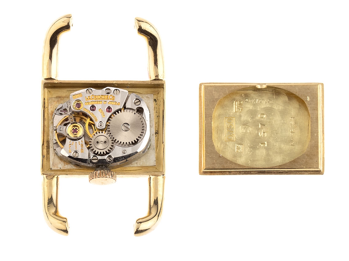 Jaeger-leCoultre Etrier - 18kt Gelbgold - Armand Leder - 35x20mm  