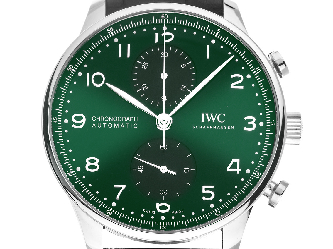 IWC Portugieser Chronograph - Edelstahl - Armand Leder 