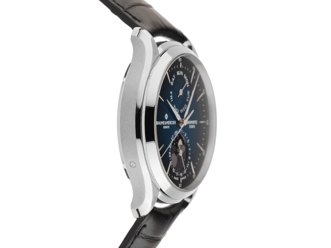 Clifton Baumatic 5 Days Powerreserve Edelstahl Armband Leder FaltschlieBe 42mm Ungetragen