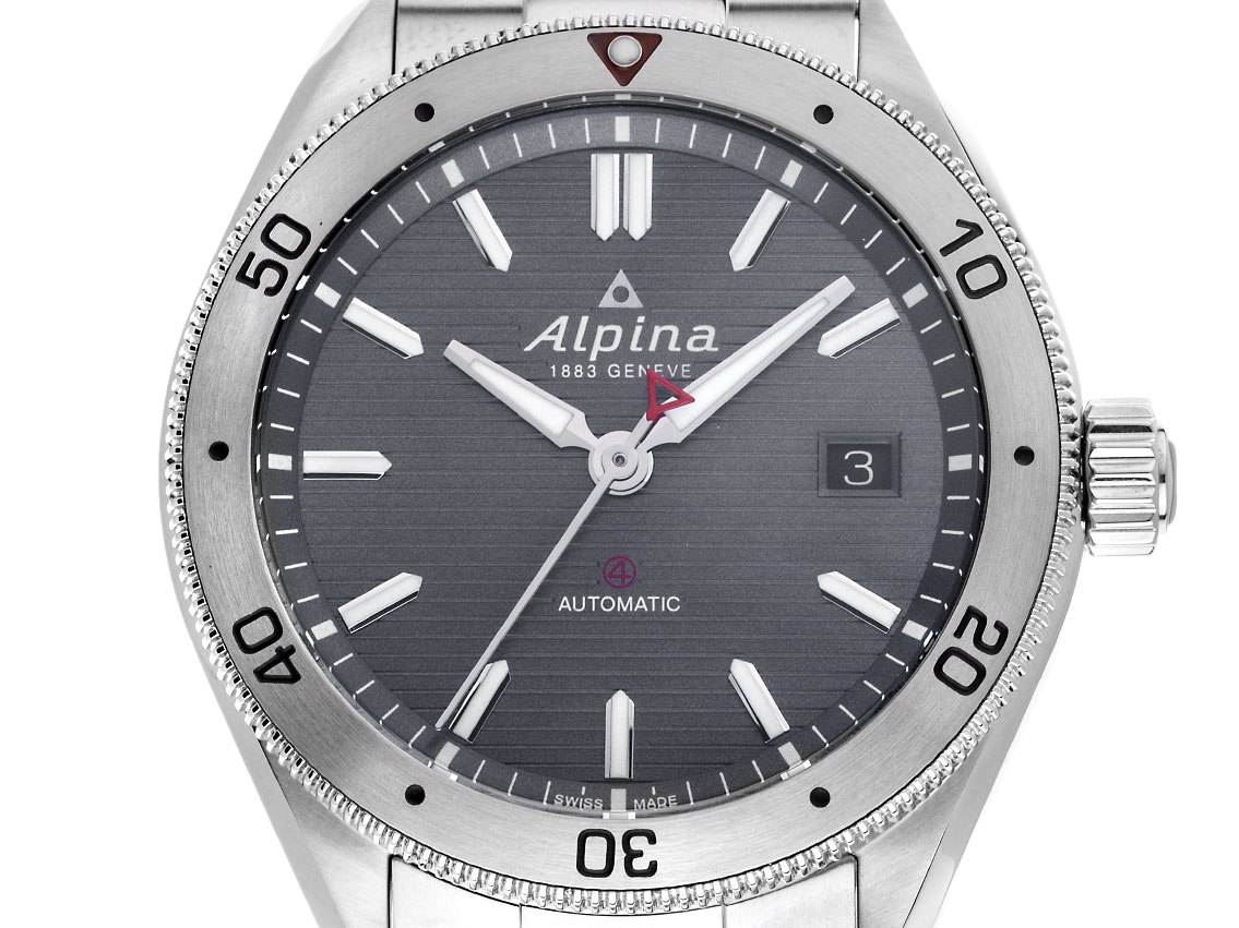 Alpina Alpiner 4 Stahl Automatik Armband Stahl 40mm Ref.AL-525GS4AQ6B Box&Pap. Full Set Neu