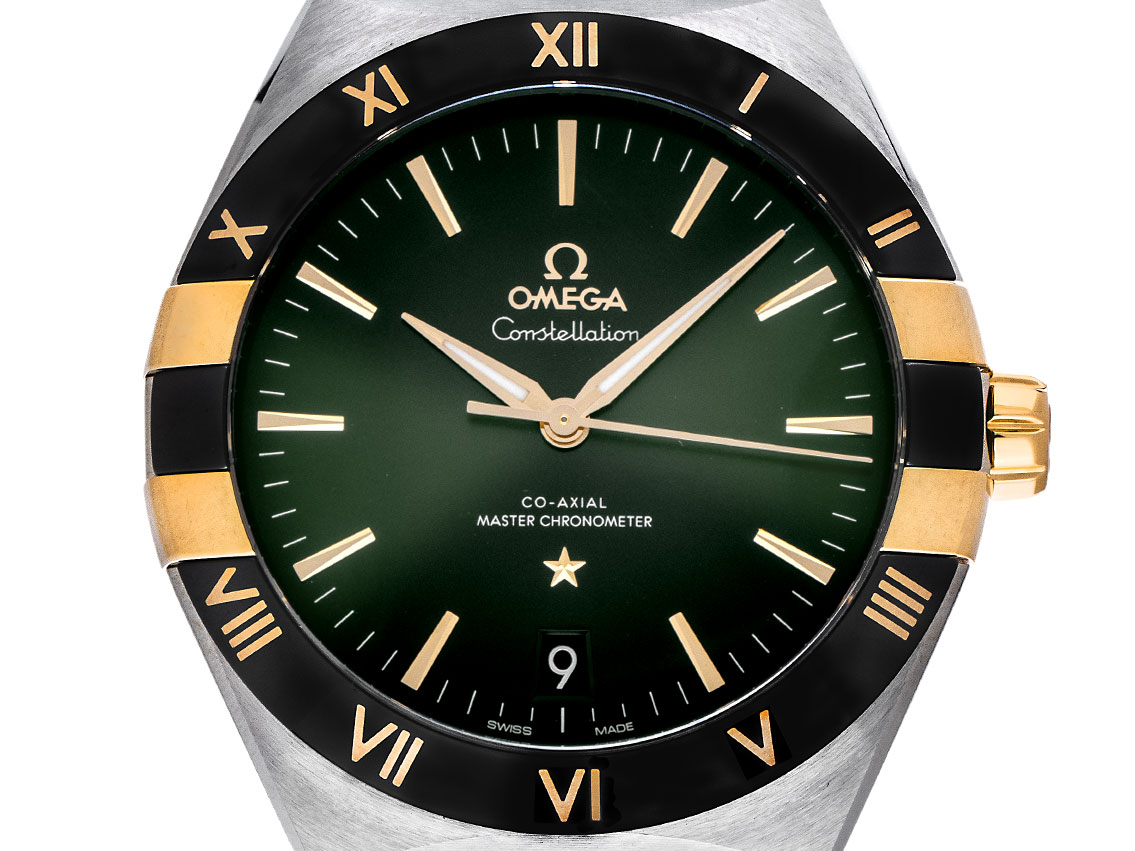 Omega Constellation - Stahl / Keramik / Gelbgold - Armand Leder 