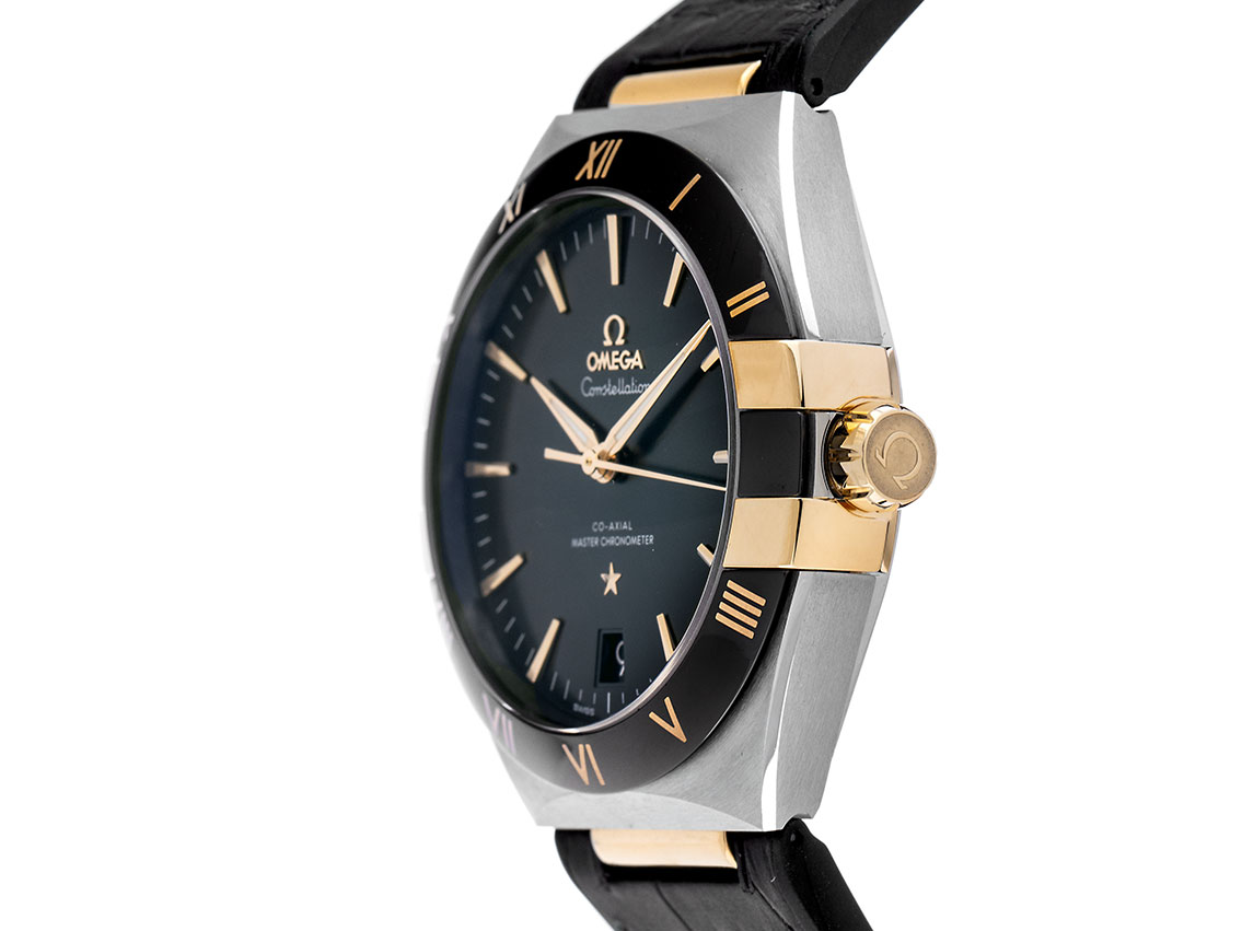 Omega Constellation - Stahl / Keramik / Gelbgold - Armand Leder 