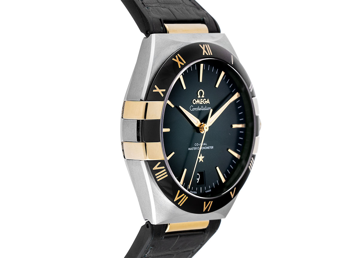 Omega Constellation - Stahl / Keramik / Gelbgold - Armand Leder 