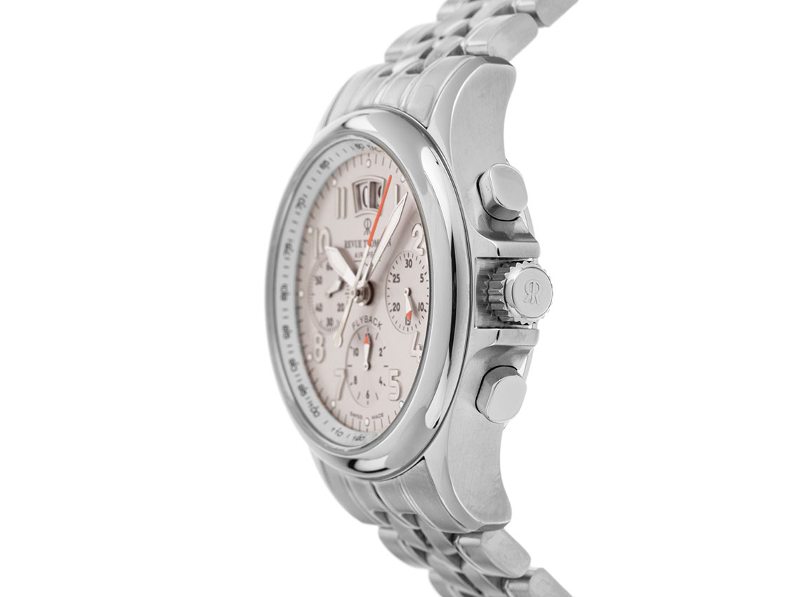 Revue Thommen Airspeed Flyback Big Date - stainless steel  