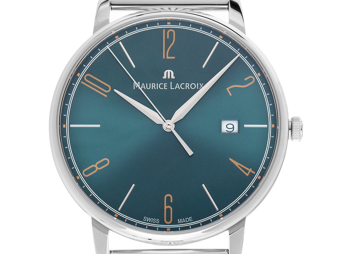 Maurice Lacroix Eliros Edelstahl Armand Milanaise 40mm Neu