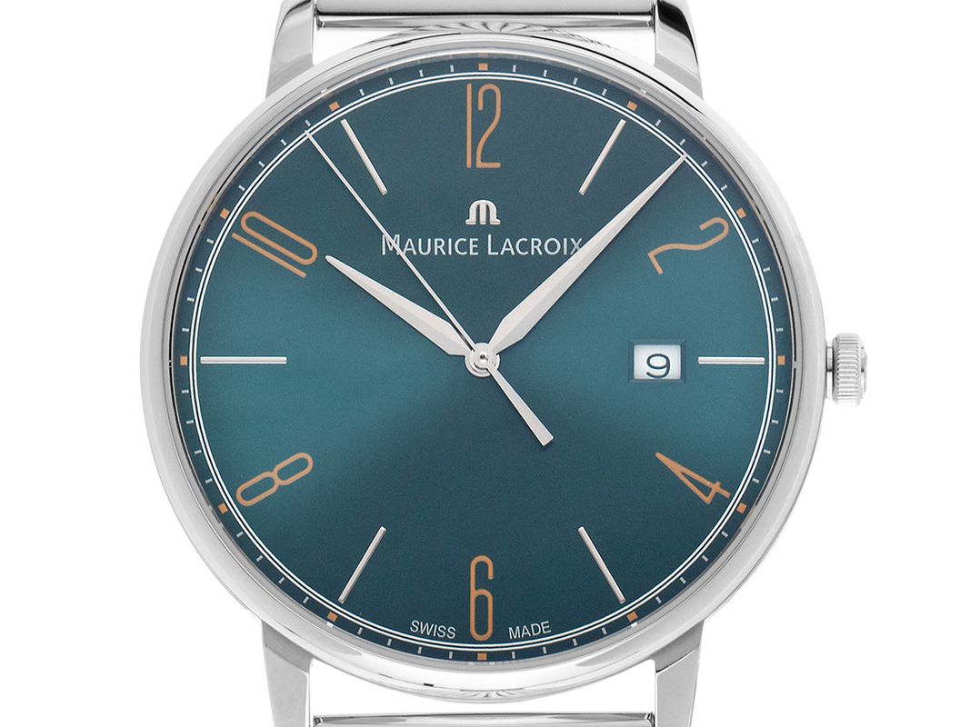 Maurice Lacroix Eliros Edelstahl Armand Milanaise 40mm Neu