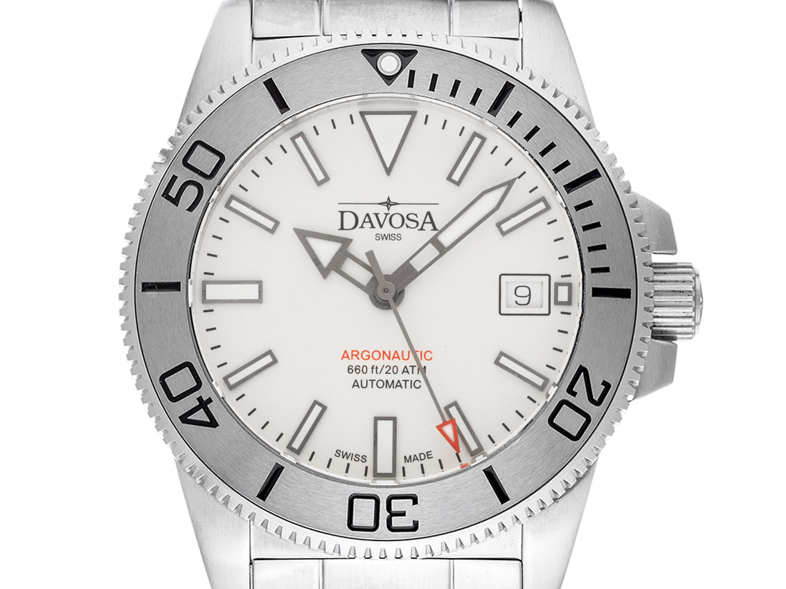 Davosa Argonautic Stahl Beyond Steel® Automatik Armband Stahl 39mm Ref.161.532.10 Box&Pap. Full Set Neu 