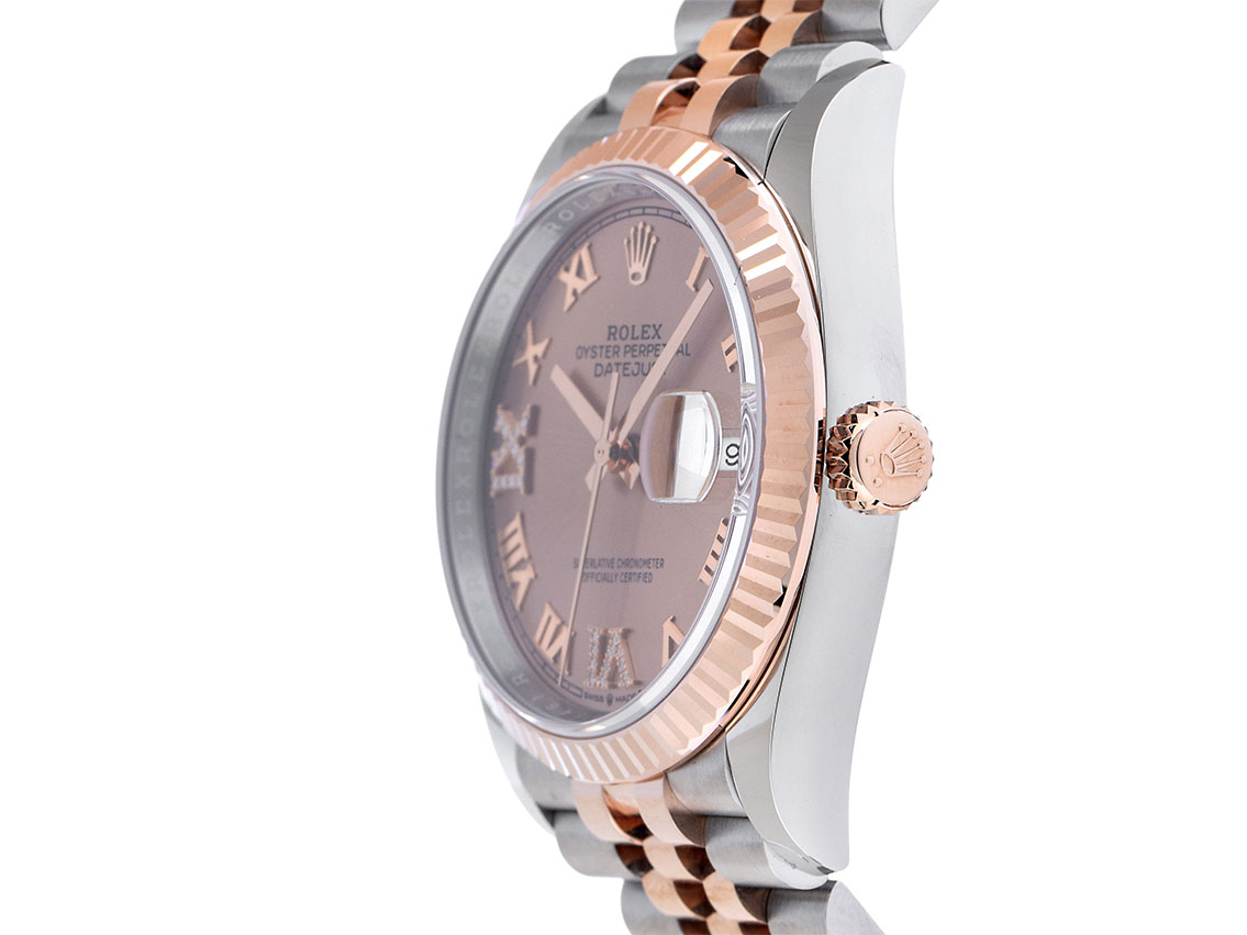 Rolex Datejust Diamanten - Stahl / Roségold - Armand Stahl 