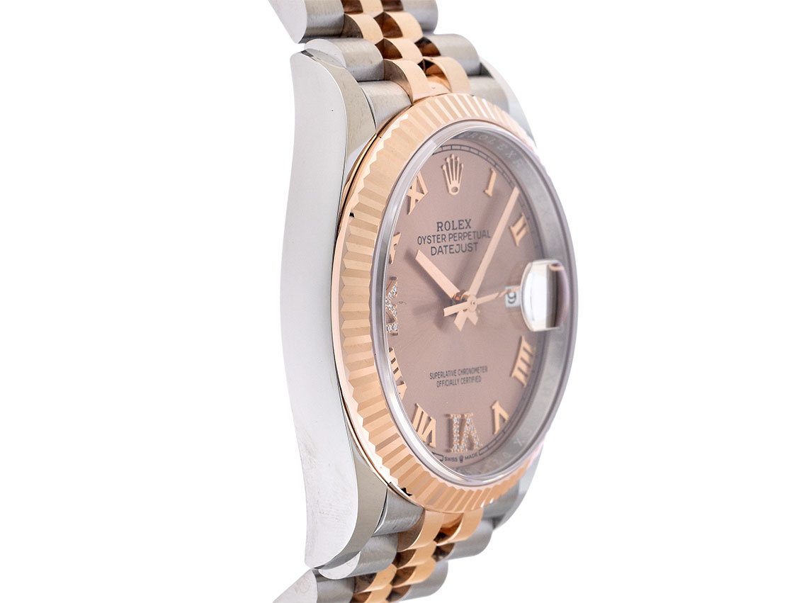 Rolex Datejust Diamanten - Stahl / Roségold - Armand Stahl 