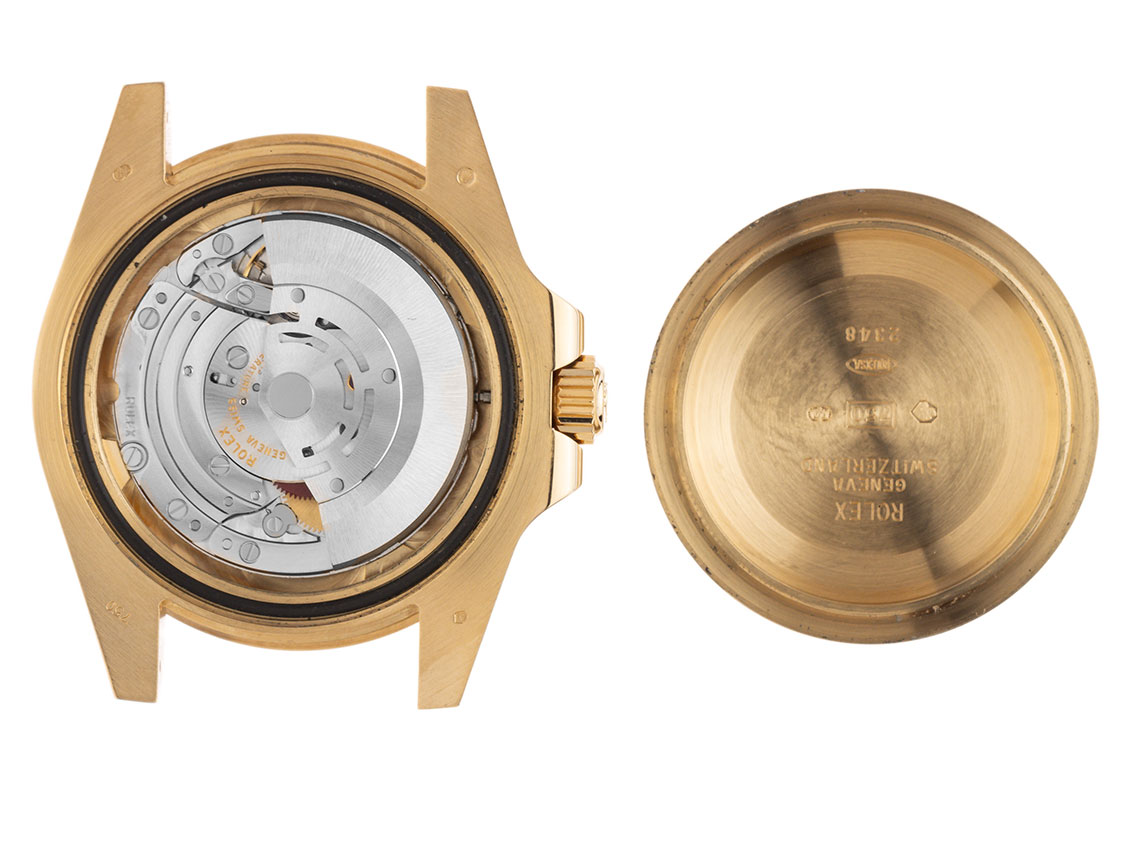 Rolex GMT Master II Green Date - 18kt Gelbgold - Armand Gelbgold  