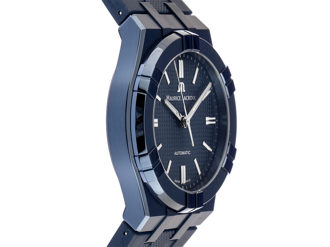 Maurice Lacroix Aikon - Stahl PVD beschichtet - Armand Kautschuk  