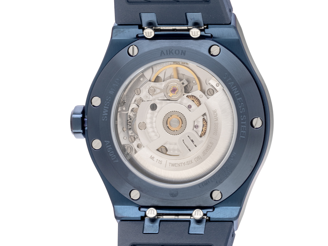 Maurice Lacroix Aikon - Stahl PVD beschichtet - Armand Kautschuk  