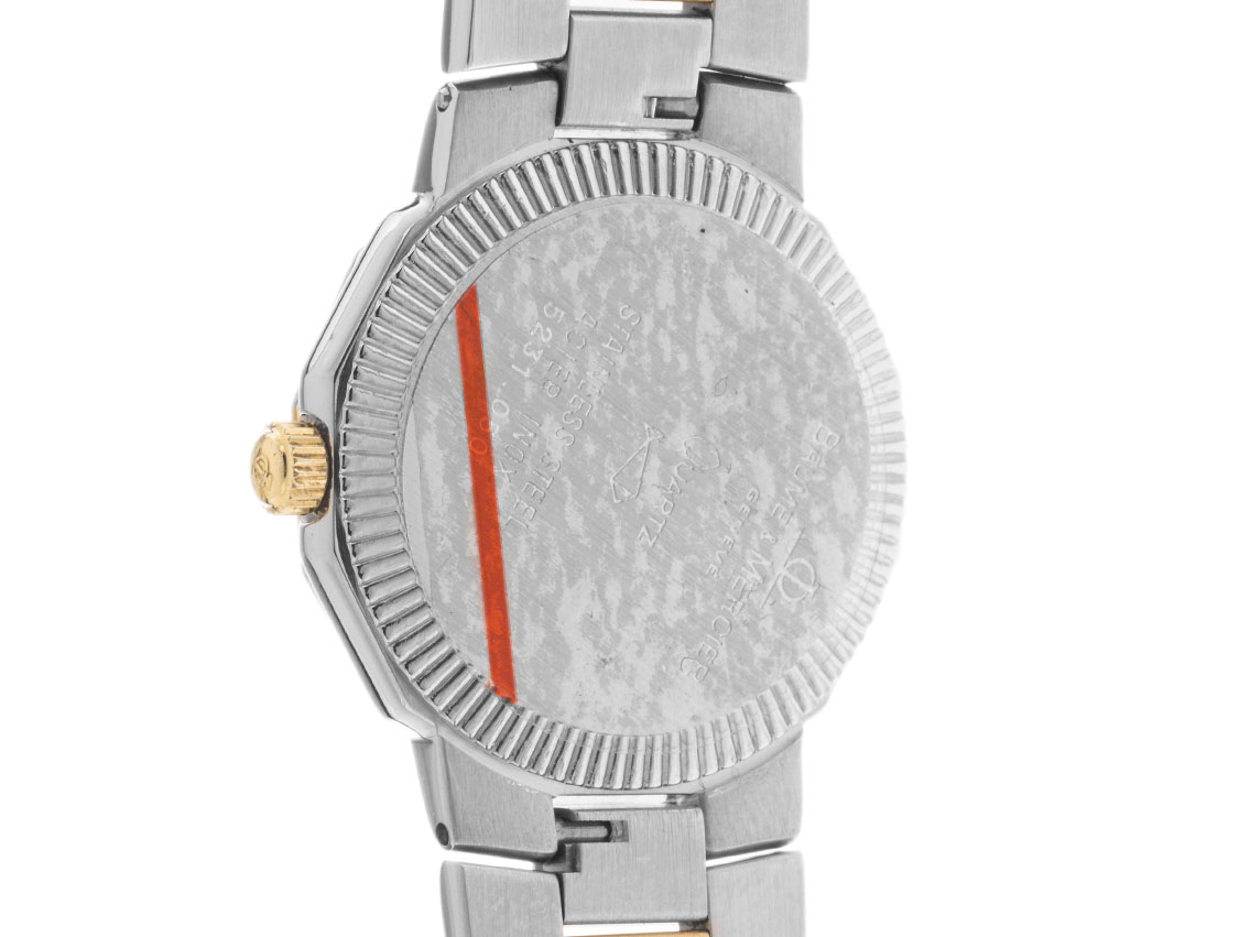 Baume & Mercier Riviera Diamanten - steel/gold - Bracelet steel 