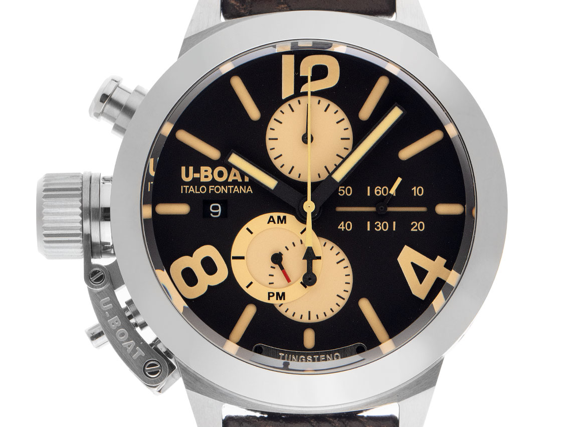 U-Boat Italo Fontana Classico 45 Tungsteno Ref.9567 Full Set Neu