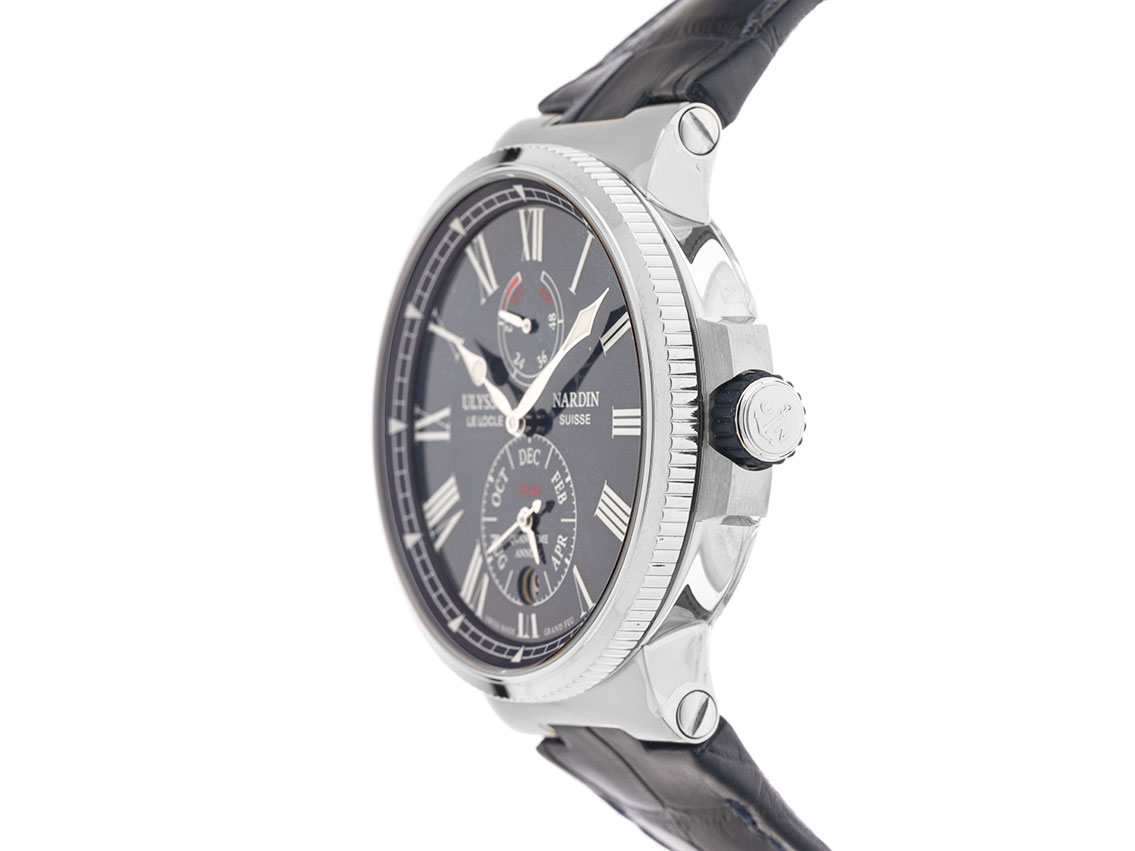 Ulysse Nardin Marine Chronometer Annual Calender - Edelstahl 