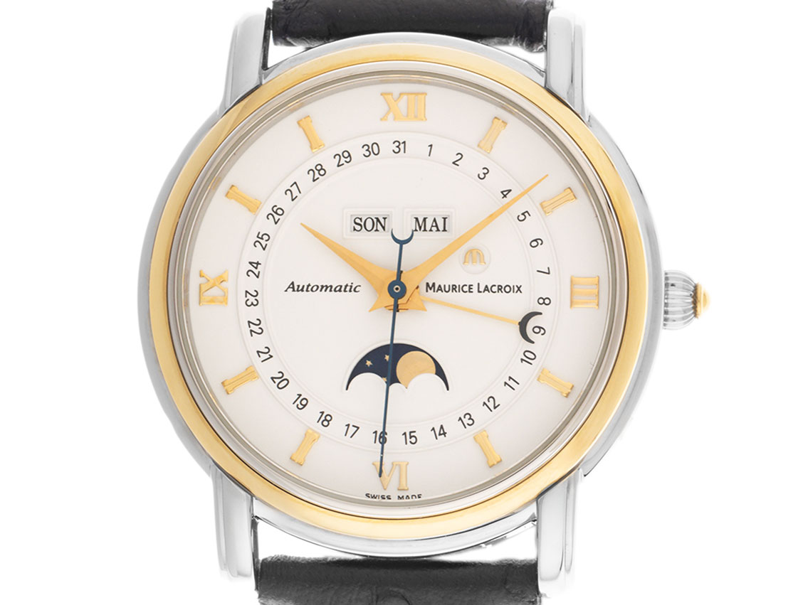 Maurice Lacroix Masterpiece Vollkalender Mondphase - Edelstahl  