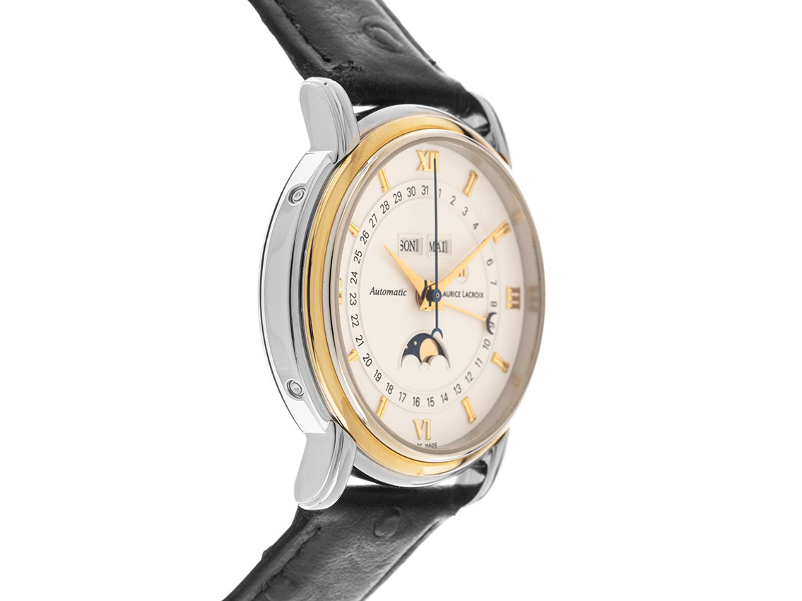 Maurice Lacroix Masterpiece Vollkalender Mondphase - Edelstahl 