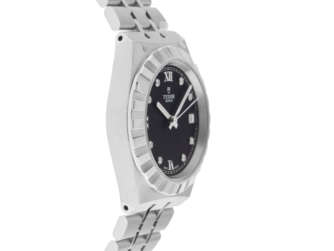 Tudor Tudor Royal Diamanten - Edelstahl - Armand Edelstahl - 34mm  