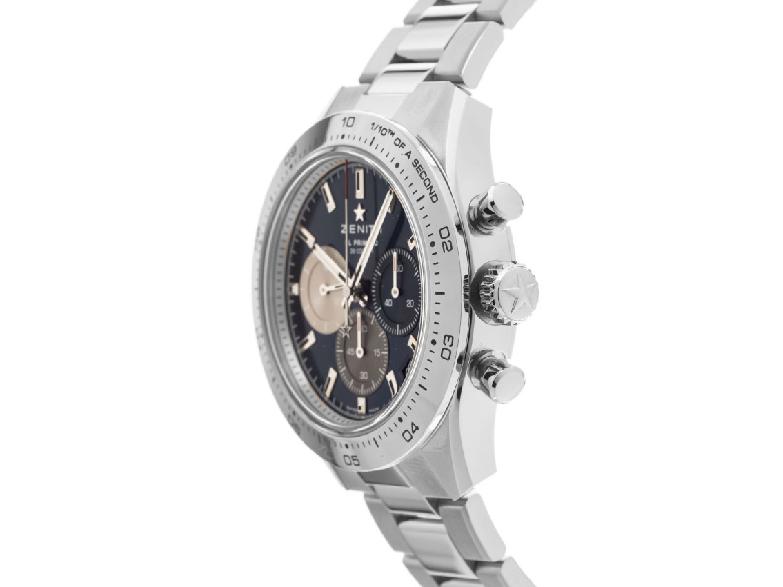Zenith Chronomaster Sport - Edelstahl - Armand Edelstahl - 41mm 