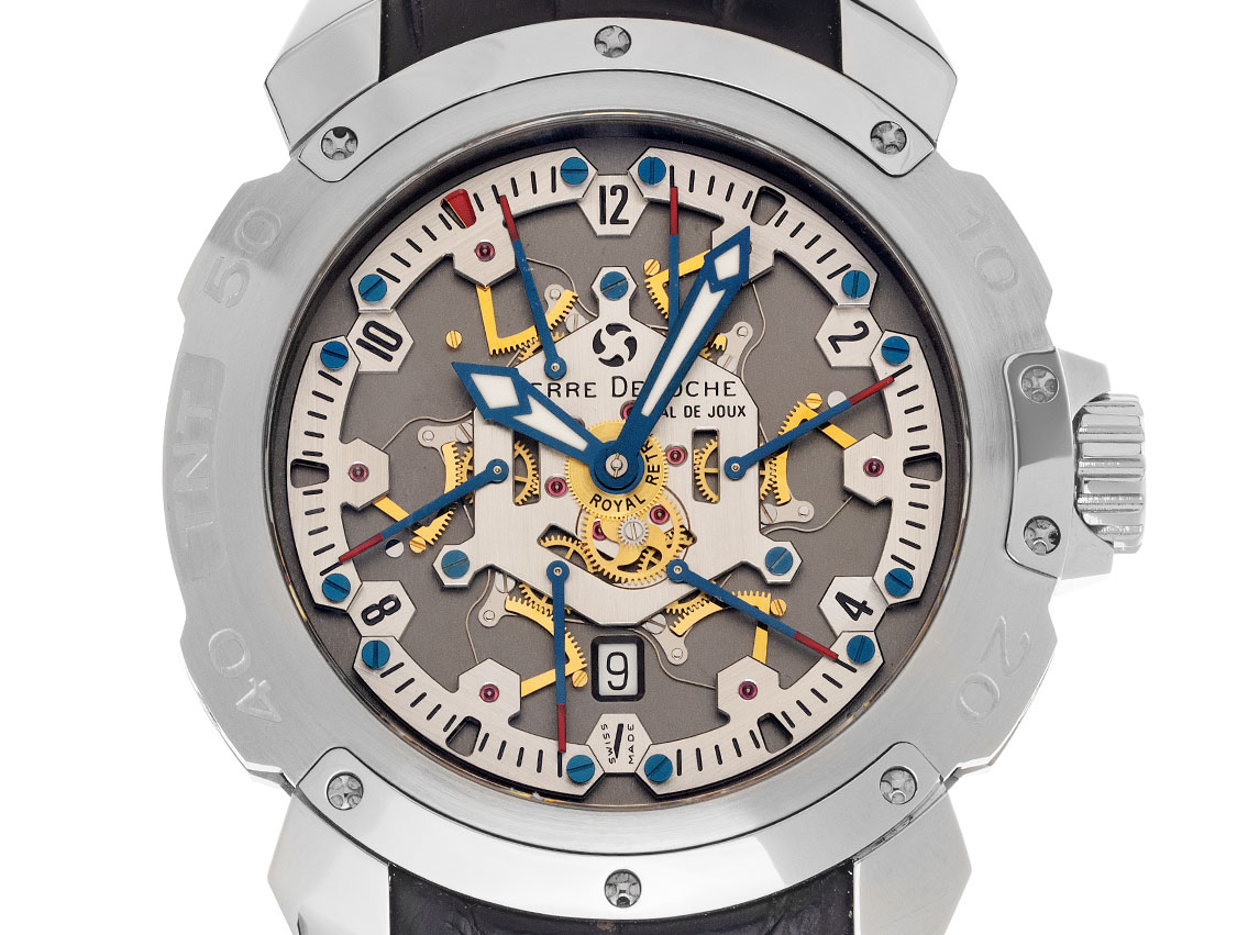 Pierre DeRoche TNT Royal Retro Stahl Titan Armand Leder