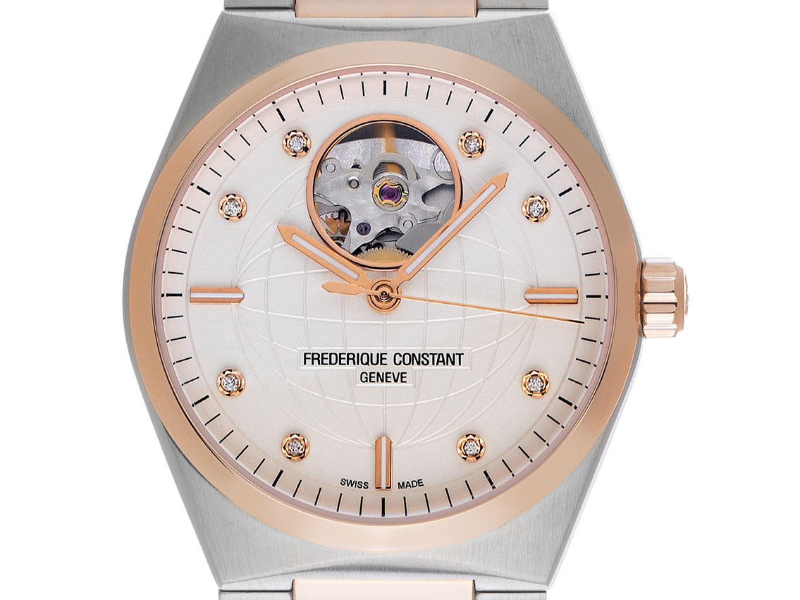 Frederique Constant Highlife Ladies Heart Beat Ref.FC-310VD2NH2B Full Set Neu