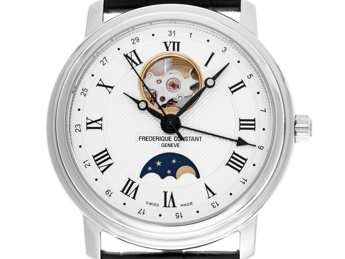 Frederique Constant Classic Heart Beat Mondphase Ref.FC-335MC4P6 Full Set Neu