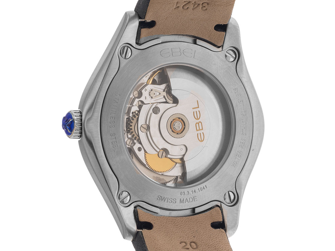 Ebel Classic Wave - stainless steel - Bracelet leather - 40mm 