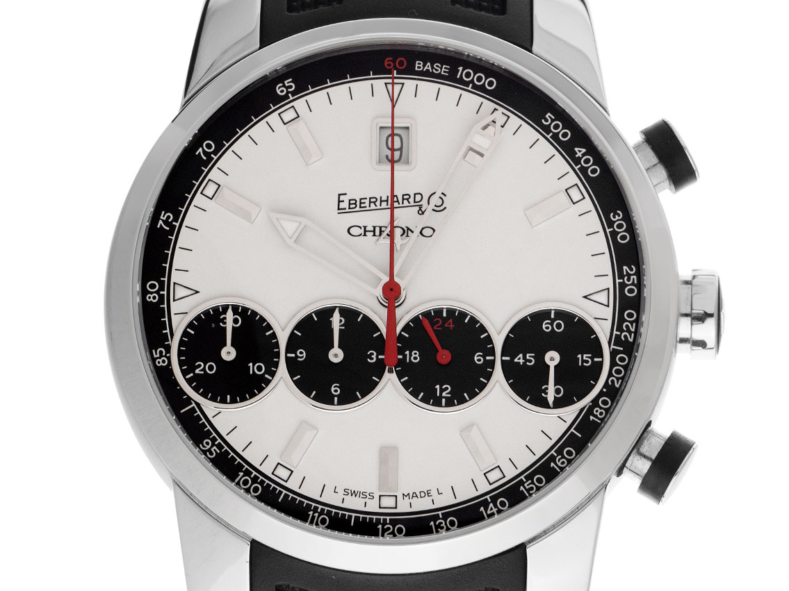 Eberhard & Co. Chrono 4 Grande Taille Ref.31052 2018 Full Set wie Neu 